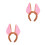2Stk Haaraccessoires Hundohren Plüsch Für Karneval Party 6