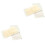 2Paare Kniepolster Aus Elastischem Material Mit Wärmender Beige 3