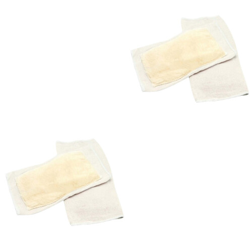 2Paare Kniepolster Aus Elastischem Material Mit Wärmender Beige 2