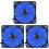 3 Leiser Rgb Lüfter Blau Mit Für Computer 2