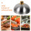 2Stk Robuste Food Dome Schutzhaube Silber Für Speisen 7