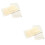 2Paare Kniepolster Aus Elastischem Material Mit Wärmender Beige 6