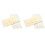2Paare Kniepolster Aus Elastischem Material Mit Wärmender Beige 2