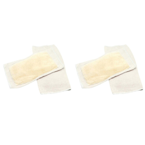 2Paare Kniepolster Aus Elastischem Material Mit Wärmender Beige 1
