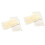 2Paare Kniepolster Aus Elastischem Material Mit Wärmender Beige 4