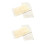 2Paare Kniepolster Aus Elastischem Material Mit Wärmender Beige 5