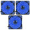 3 Leiser Rgb Lüfter Blau Mit Für Computer 3
