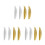 12Stk Metall Lesezeichen Vintage Design Ideal Lesehilfe 8