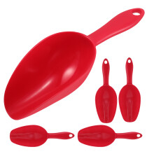 10Stk Roter PP Mini Scoop Eiswürfel Tee Küchenhilfe