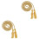 4Stk Robuste Polyester Graduation Honor Cords Mit Eleganten Tasseln 3
