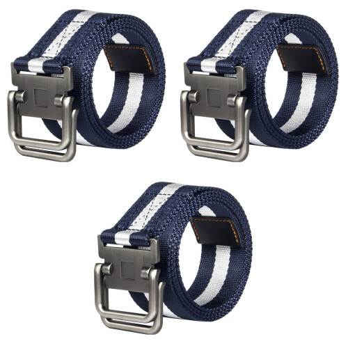 3Stk Strapazierfähiger Nylon Gürtel Robust Komfortabel 2