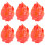 18Stk Realistisches Mini Pitaya Modell, Rotes PVC -Set 1