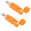 2Stk Gitarren-Saitenschneider Winder Und Bridge Pin Puller Orange 5