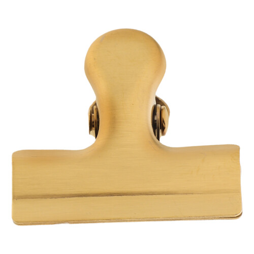 3Stk Goldfarbene Snack Clips T-Form Lebensmittelsiegel 1