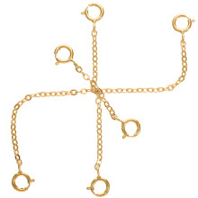 12Stk Schmuckverlängerer S925 Silber Gold Für Und Armbänder