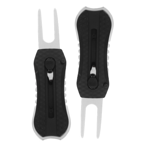 5Pcs Portable Foldable Golf Divot Metal Green Repair Fork 2
