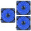 3 Leiser Rgb Lüfter Blau Mit Für Computer 6