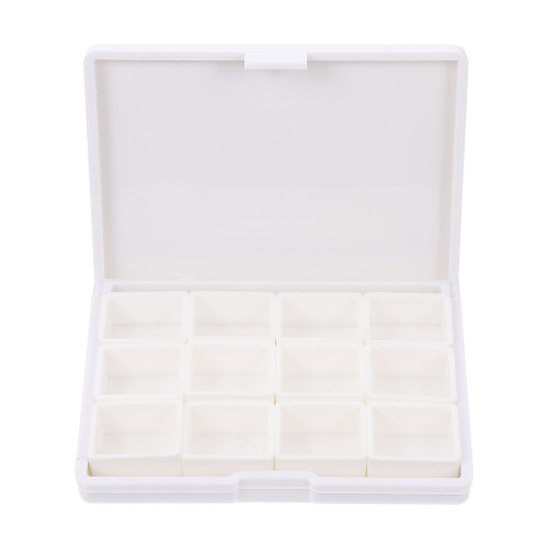 3Sets Plastik Pigmentbox Weiß Für Und Reise