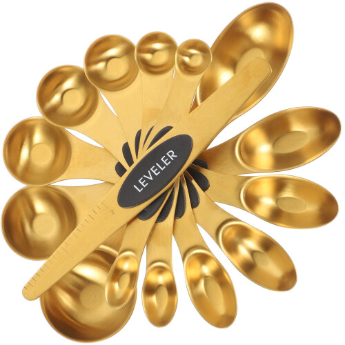 3Sets Kaffeemesslöffel Gold Metall Für & 1