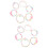 12Stk Elastische Kinder Armbänder Plastik Modeschmuck 7