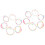 12Stk Elastische Kinder Armbänder Plastik Modeschmuck 4