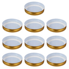 30Stk Stabile Goldene Jar Deckel Aus Für Hausgebrauch
