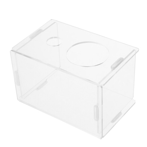 2Stk Kleintierversteck Transparent Sicherer Für Hamster