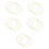 15Stk Eisen Metallringe Gold DIY Kranz Bastelrahmen 9