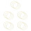 15Stk Eisen Metallringe Gold DIY Kranz Bastelrahmen 8