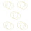 15Stk Eisen Metallringe Gold DIY Kranz Bastelrahmen 10