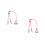 2Stk Sicherer Hundeleinen-Set Pink Langlebig Für Training Und 8