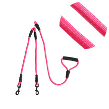 2Stk Sicherer Hundeleinen-Set Pink Langlebig Für Training Und