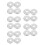 20Stk Pool Handlauf Abdeckungen Silber Mit Einfacher Montage ABS 5