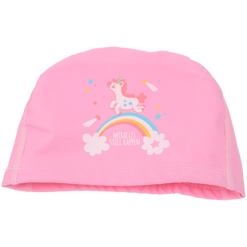 3Stk Schwimmkappen Für Lange Haare, Elastisch, Pink