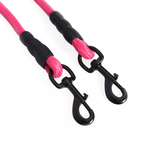 2Stk Sicherer Hundeleinen-Set Pink Langlebig Für Training Und 2