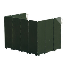 2Stk Windschutz Für Camping Brenner Grün Faltbar Und Robust