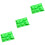 3Stk Grüne Silikon Candy Moulds Libelle Für DIY 5