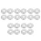 20Stk Pool Handlauf Abdeckungen Silber Mit Einfacher Montage ABS 10