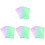 16Stk Wiederverwendbare Nylon Peeling-Handtücher Bunt Für Den Körper 4