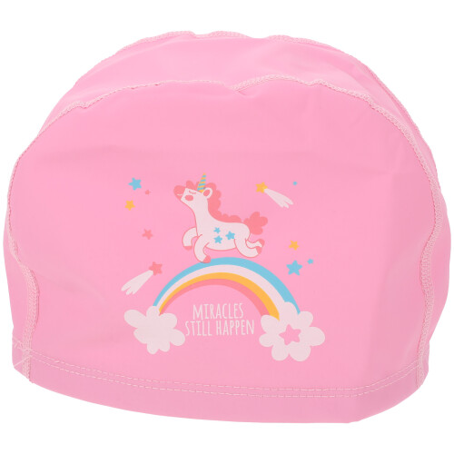 3Stk Schwimmkappen Für Lange Haare, Elastisch, Pink 2