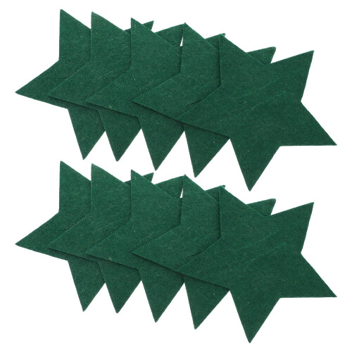60Stk Besteckbeutel Sternform Weihnachts Tischdekoration