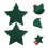 60Stk Besteckbeutel Sternform Weihnachts Tischdekoration 10