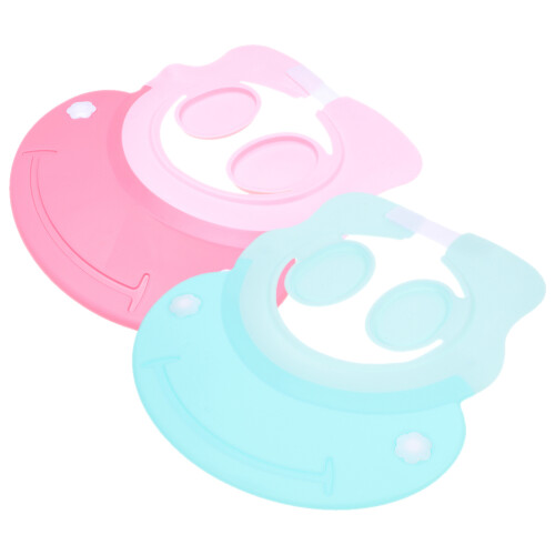 4Pièces Visieres De Bain Bébé Réglables Silicone Variées