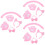 3Sets Niedliches Katzen-Cosplay-Set Mit Ohrreif 8