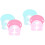 4Pièces Visieres De Bain Bébé Réglables Silicone Variées 6