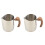 2Stk Silberner Wachsschmelzhalter Mit Ergonomischem Griff 2
