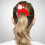 4Stk Weihnachts Haarschleifen Rot Elastisch Für Dutt Und 10