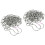 2Pcs Stainless Steel Clothes Drying Chain Silver for Home Use 4
