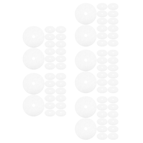 100Stk Hitzebeständiger Baumwollfilter Weiß Für Lint Effektiv 2