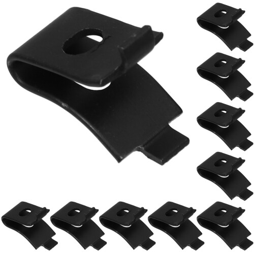 30Stk Aluminium Schrankhalter Stabile Klappbare Regalclips 2